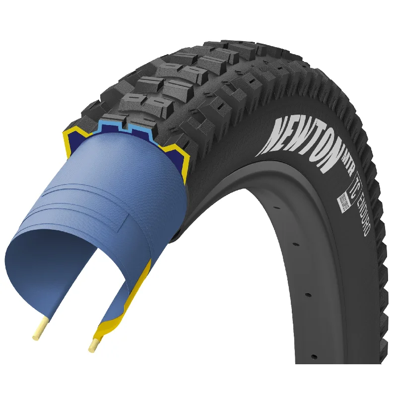 Mountain bike drivetrain-Goodyear Newton MTR Enduro Tubeless 27.5x2.4" Black