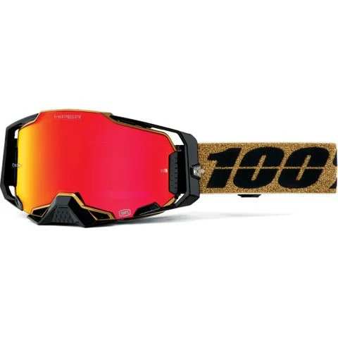 Cycling torch bright-100% ARMEGA HIPER GOGGLE - GLORY (RED MIRROR)