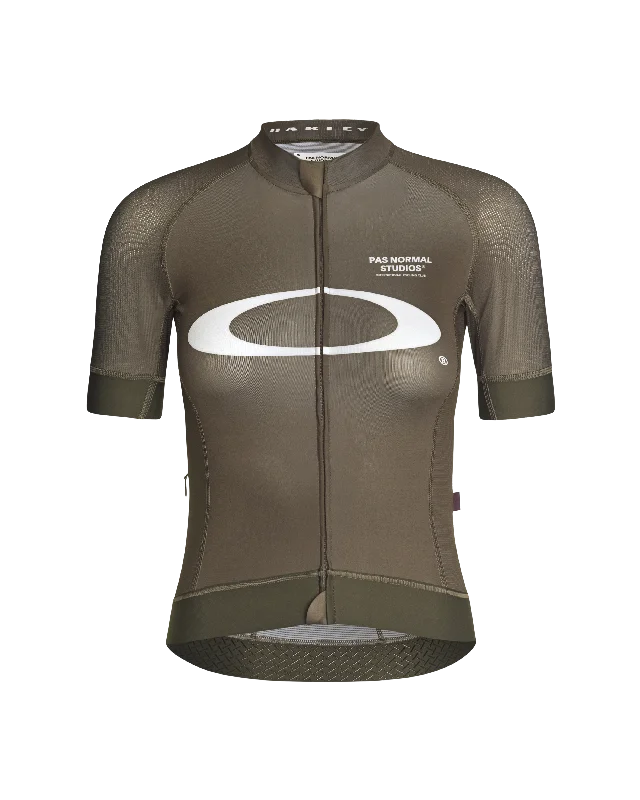 Bicycle spoke tension-Women's Oakley x Pas Normal Studios Mechanism Jersey - Black Olive