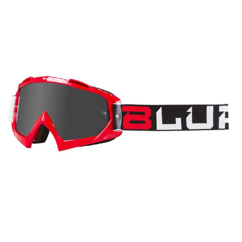 Mountain bike clipless-BLUR B-10 TWO FACE 2020 GOGGLE - RED/BLACK/WHITE