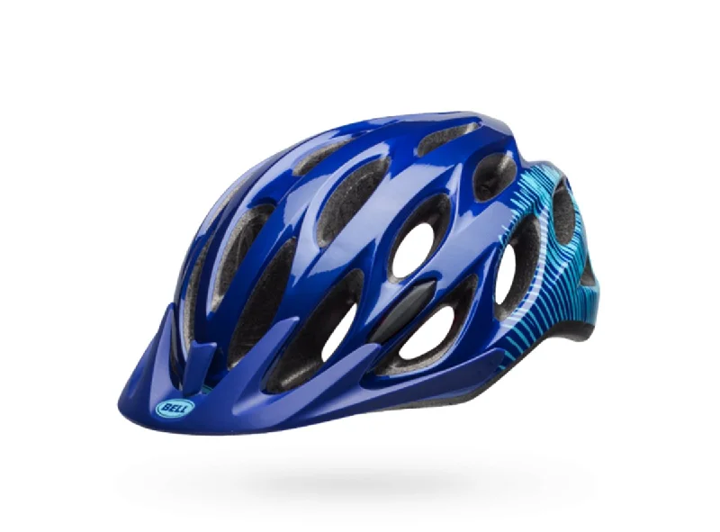 Bicycle chain scrub-Bell Coast Joy Ride MTB Helmet - Womens -  Navy-Sky Fibers