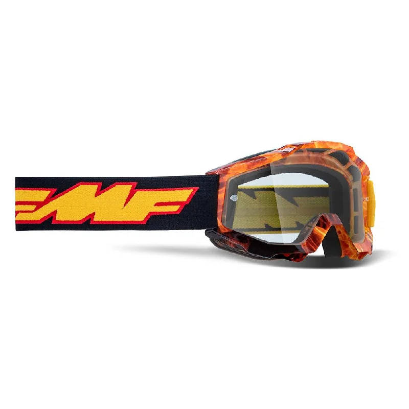 Cycling neon vest-FMF POWERBOMB YOUTH GOGGLE - SPARK (CLEAR)