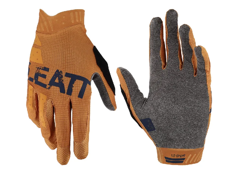 Mountain bike hubs-Leatt MTB 1.0 GripR MTB Glove - Rust - 2022