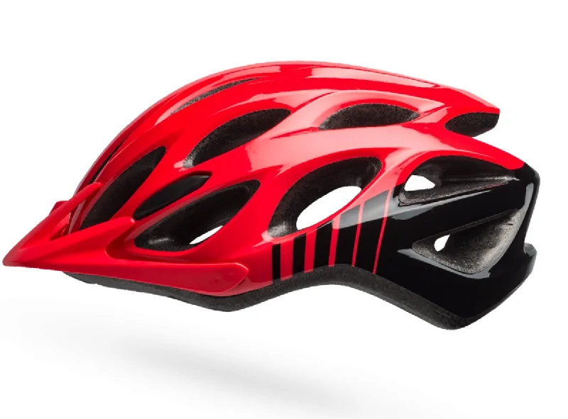 Road bike seatpost-Bell Traverse MTB Helmet - Gloss Hibiscus-Black