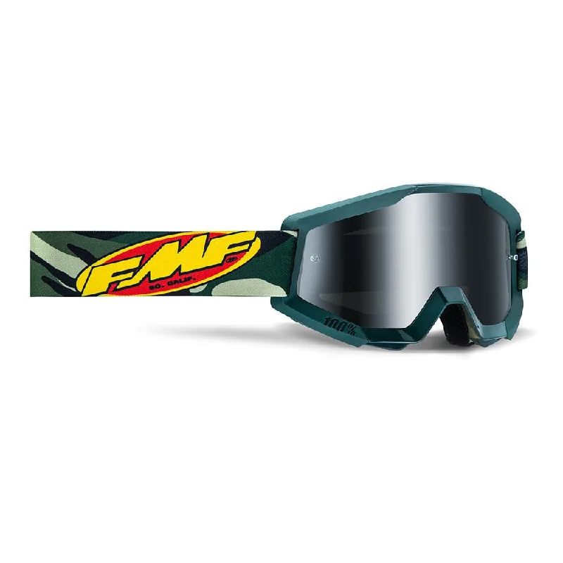 Bicycle spoke beads-FMF POWERCORE GOGGLE - ASSAULT CAMO (MIRROR SILVER)