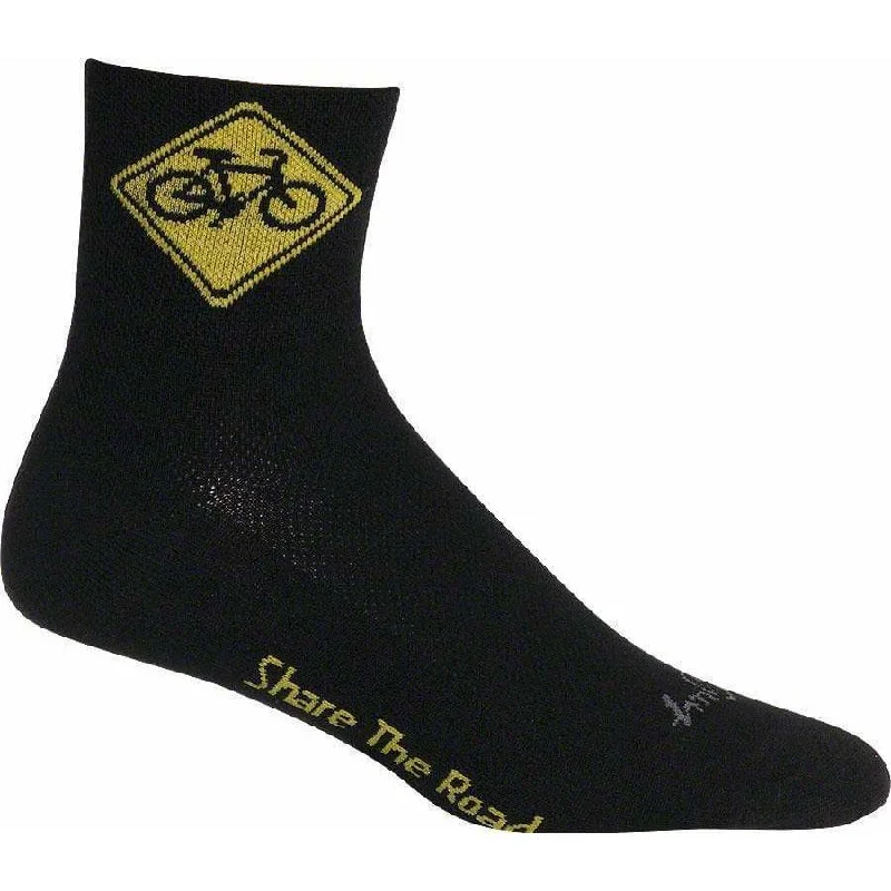 Bicycle grip tape-Classic Share the Road Cycling Socks - 3 inch