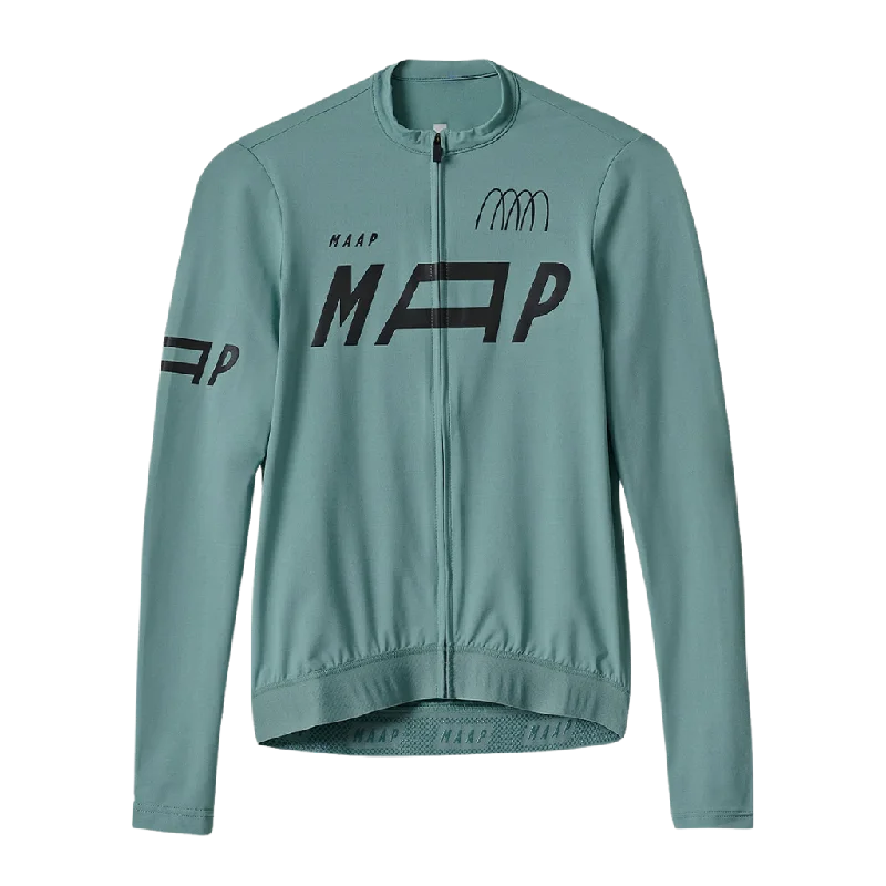 Bicycle wire cutter-Women's Adapt LS Jersey  - Kelp