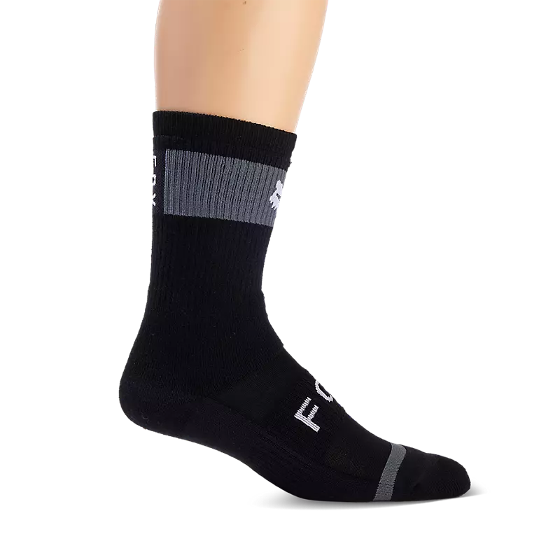 Cycling rain tights-Fox Racing Defend Water Sock - Black