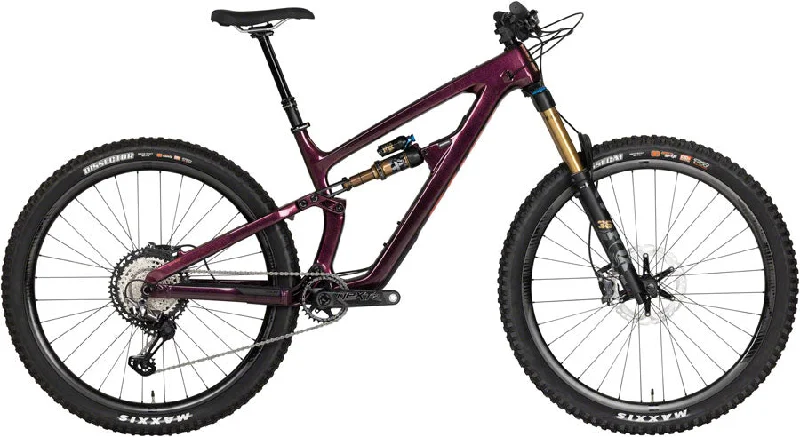 Bicycle side mount-Salsa Blackthorn Carbon XTR Bike - 29" Carbon Dark Red Large