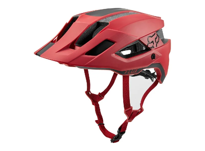 Cycling torch LED-Fox Racing Flux MTB Helmet - Rush - Cardinal - 2019