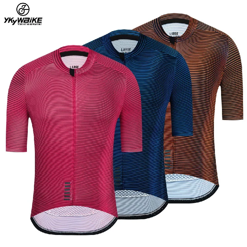 Cycling water reservoir-YKYW Men's PRO Team Aero Cycling Jersey Lightweight And Breathable Flight Print 3 Colors