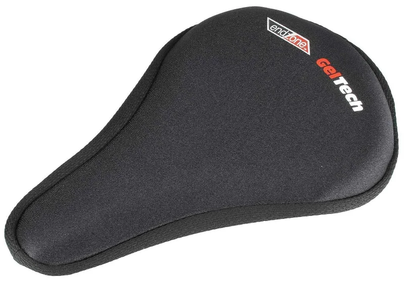 Mountain bike cogs-VELO Endzone Soft MTB Saddle Bike Gel Seat Cover Size: 280-254 x 203-178mm