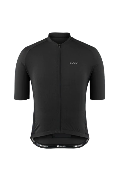 Cycling shade cap-Sugoi Evolution Ice 2 Short Sleeve Jersey - Black