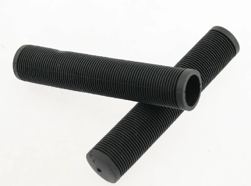 Bike frame holder-BMX Mountain Hybrid Bike Flat Bar Rubber Grips 145mm / 5.7" Black NEW