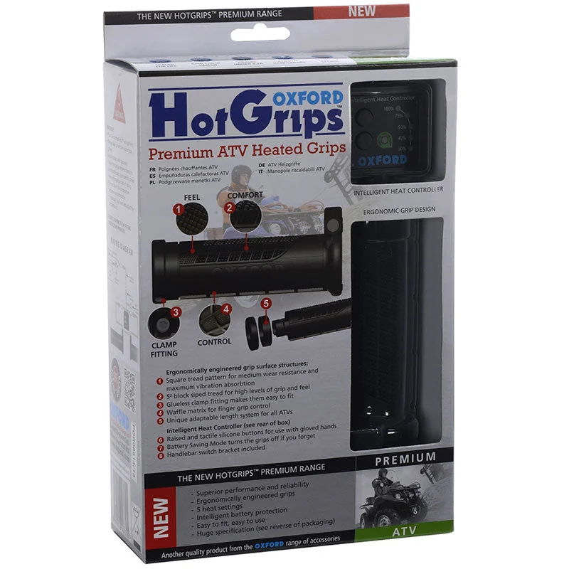 Bicycle rack hook-Oxford HotGrips®  Premium ATV with V8 Switch