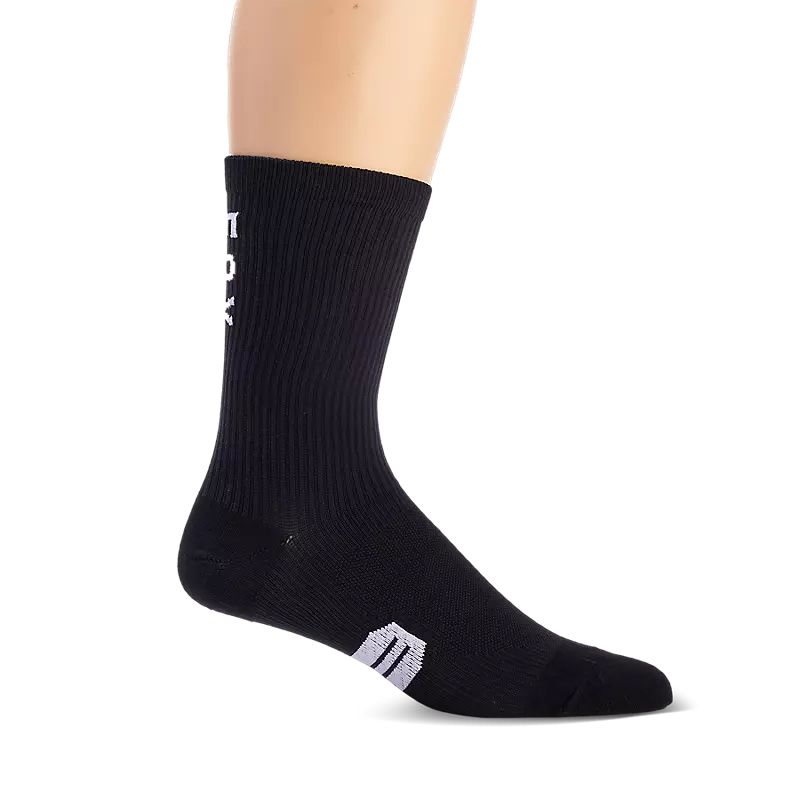 Road bike hubs-Fox Racing 8" Ranger Sock - Black