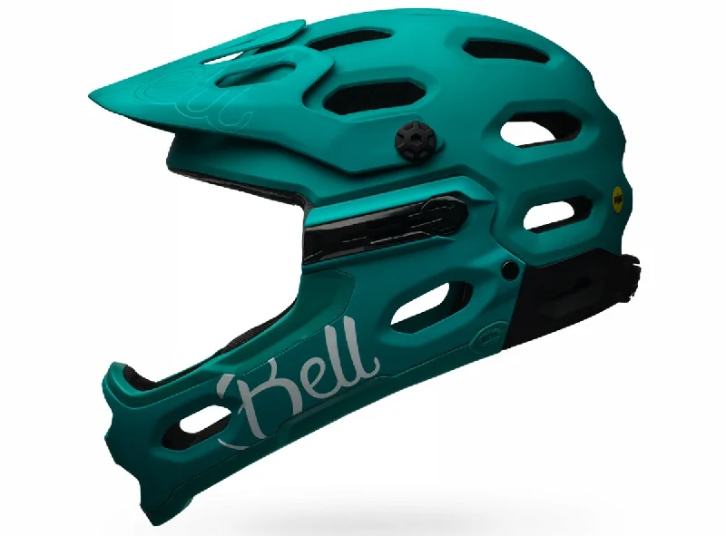 Bicycle rack pannier-Bell Super 3R MIPS Joy Ride MTB Helmet - Womens - Matt Emerald