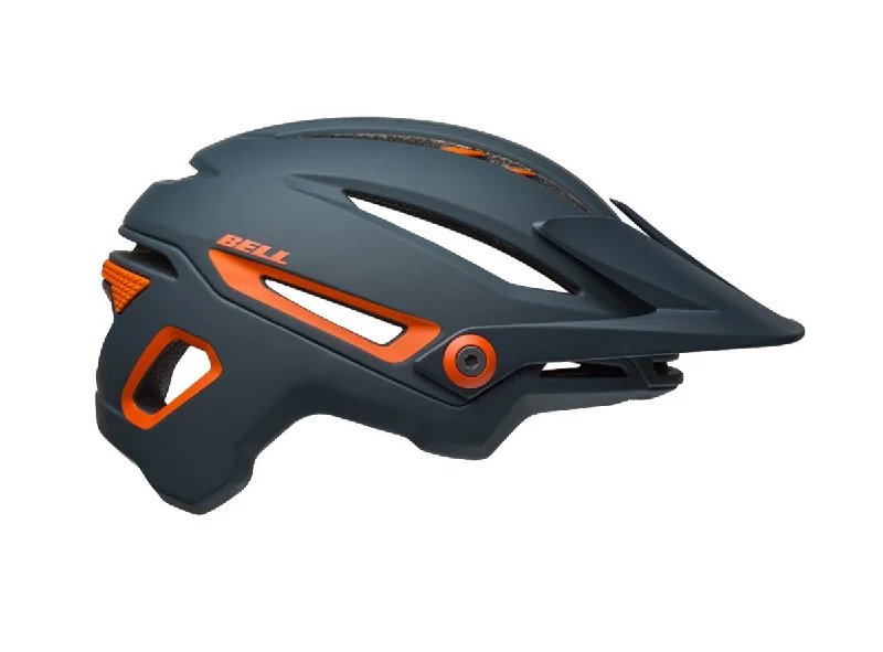 Bike wheel gauge-Bell Sixer MIPS MTB Helmet - Matt Slate-Orange - 2019