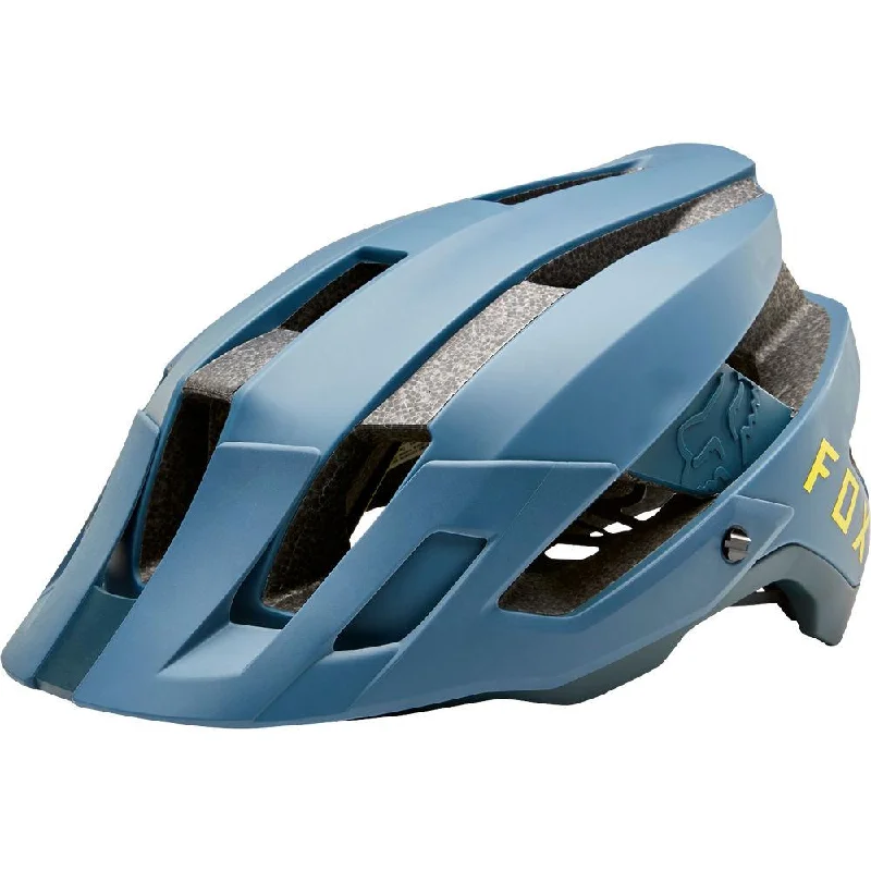 Cycling water sack-Fox Racing Flux MTB Helmet - Blue Steel - 2018