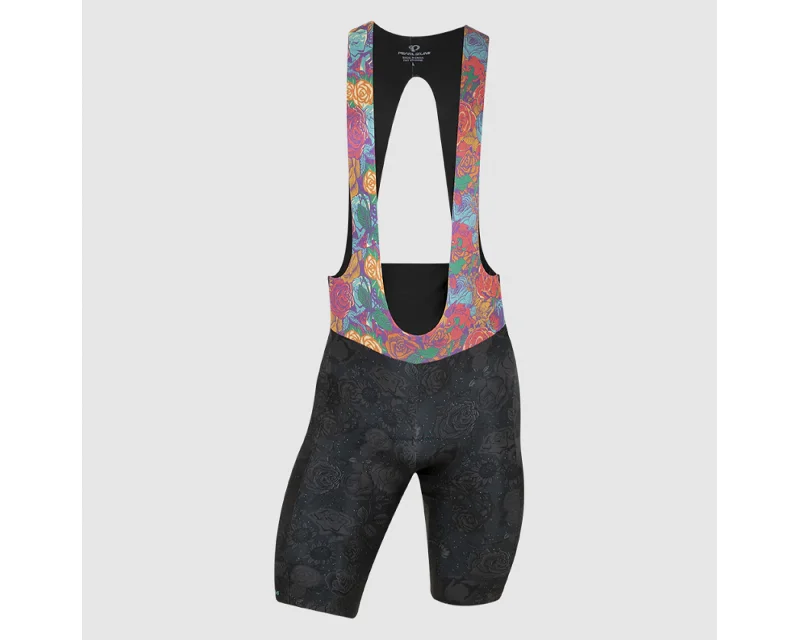 Cycling foot straps-Pearl Izumi Expedition Pro Bib Short Ltd Ed Grateful Dead Rambler Blk Prism