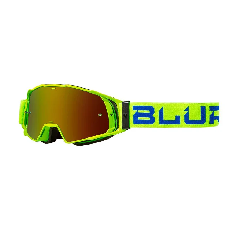 Cycling sun cap-BLUR B-20 FLAT 2020 GOGGLE - HIVZ/BLUE (RADIANT RED)