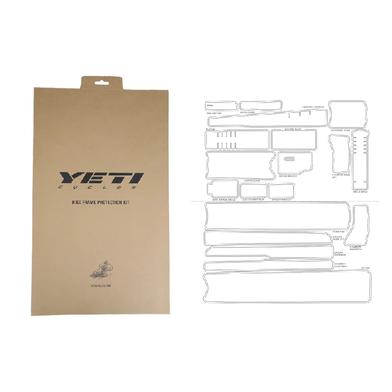 Mountain bike cogs-Yeti SB120/135/140/160 FRAME PROTECTOR SHEET GLOSS