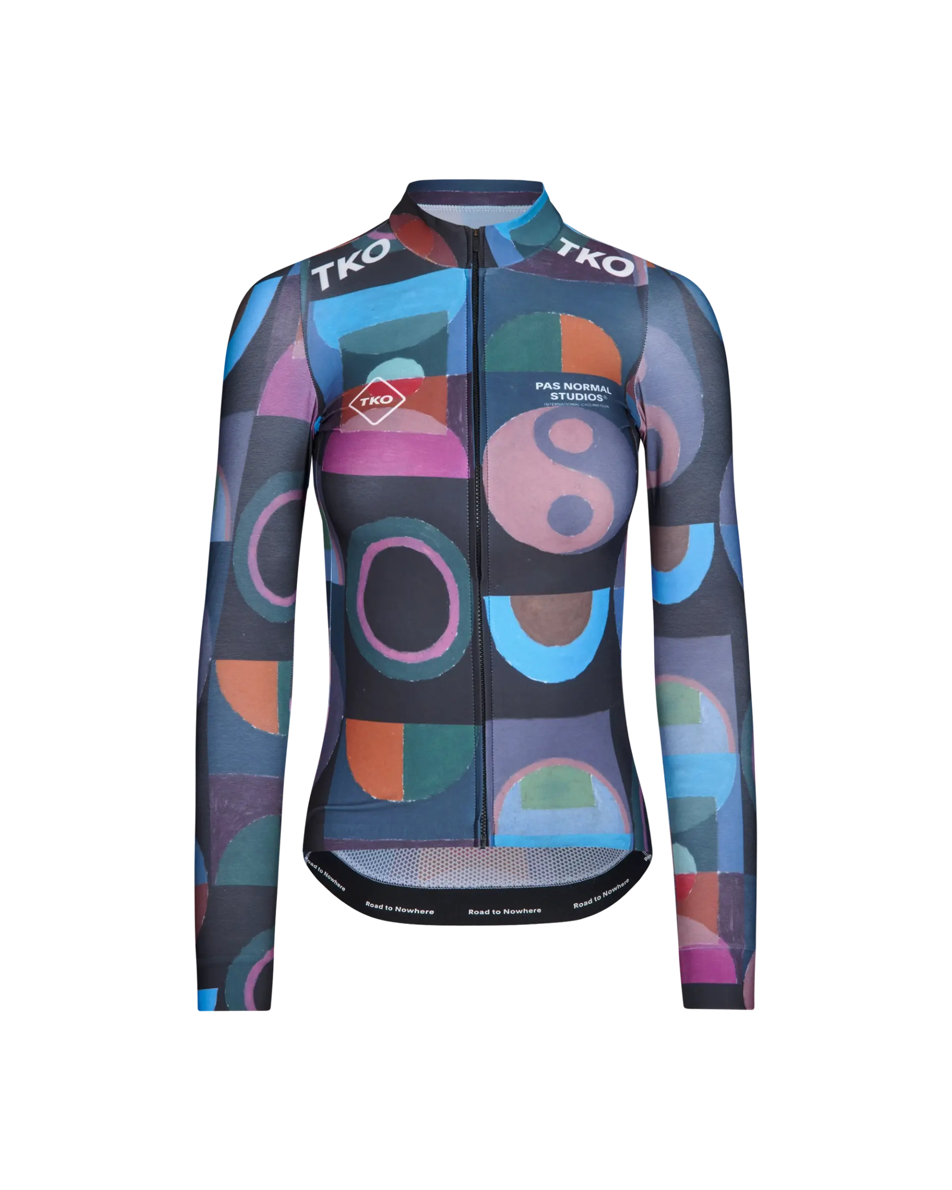 Bicycle side bags-Women's T.K.O. Mechanism Long Sleeve Jersey - Multi