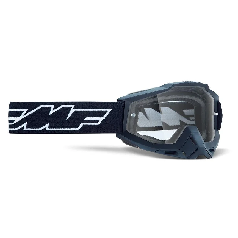 Bicycle chain pliers-FMF POWERBOMB GOGGLE - ROCKET BLACK (CLEAR)