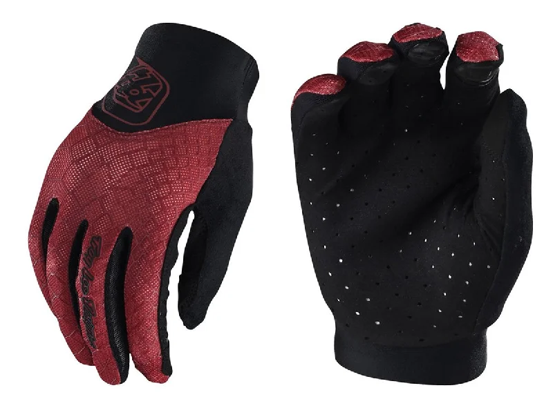 Bike frame tape-Troy Lee Designs Ace MTB Glove - Womens - Snake Poppy - 2021