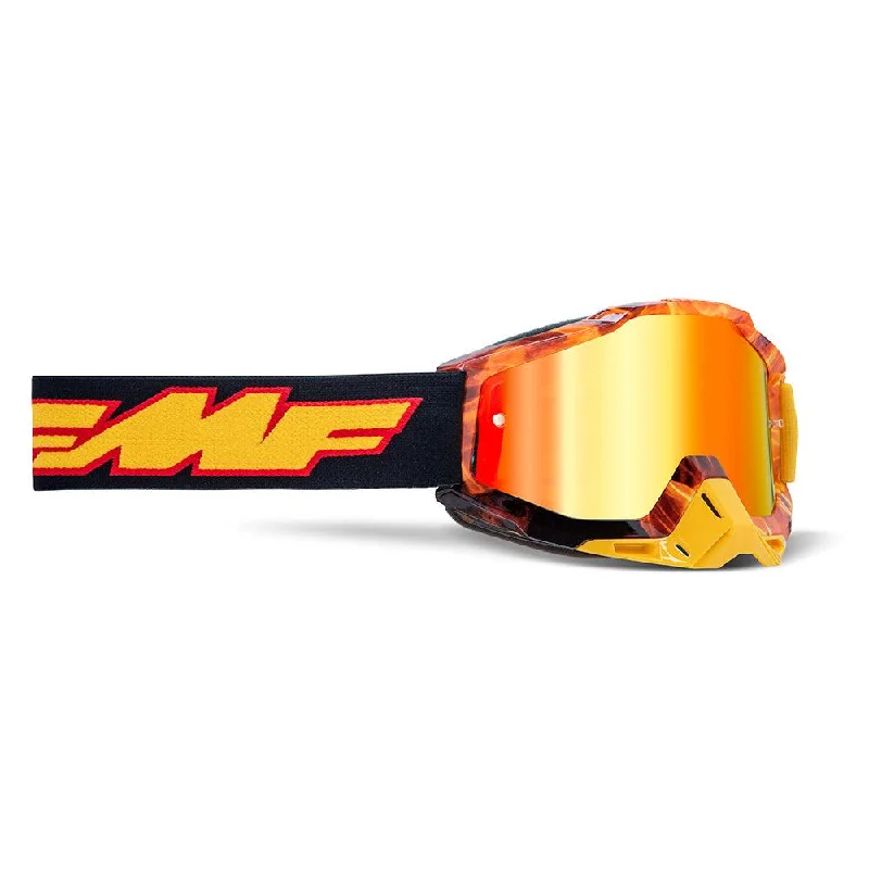 Bike chain spray-FMF POWERBOMB GOGGLE - SPARK (MIRROR RED)