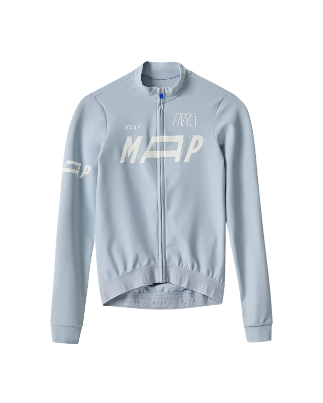 Cycling beam jacket-Women's Adapt Thermal LS Jersey - Vapor Blue