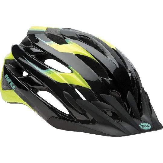 Bicycle back mount-Bell Event XC Helmet - Black-Hi Viz Speed Fade