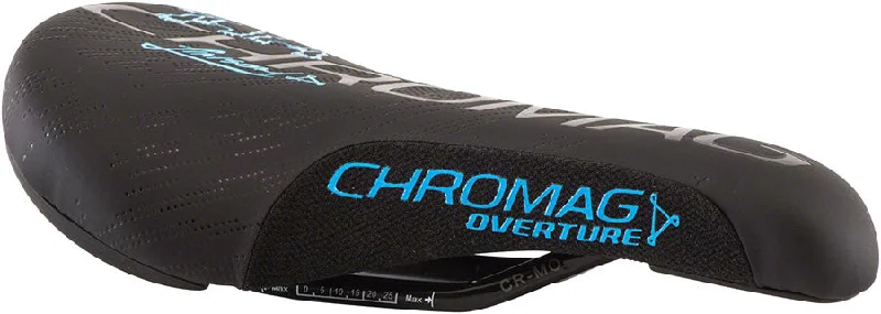 Cycling rain shield-Chromag Overture Saddle 243 x 136mm Unisex 279g Black/Blue