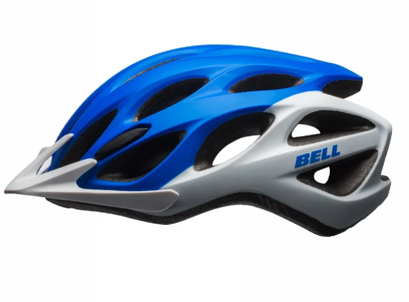 Bicycle spoke beads-Bell Traverse MTB Helmet - Matt Blue-White