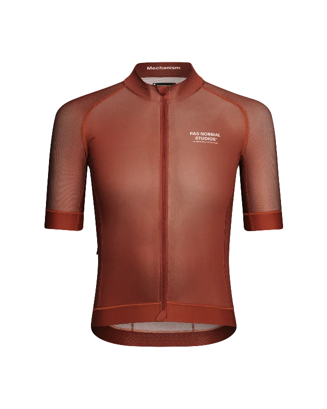 Cycling water flask-Mechanism Jersey - Brick