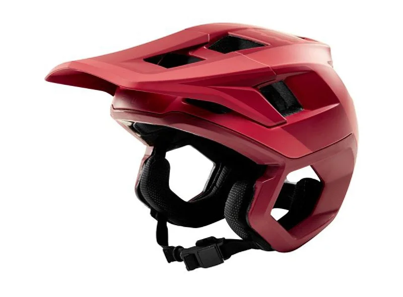 Bicycle tire glue-Fox Racing Dropframe MTB Helmet - Rio Red - 2019