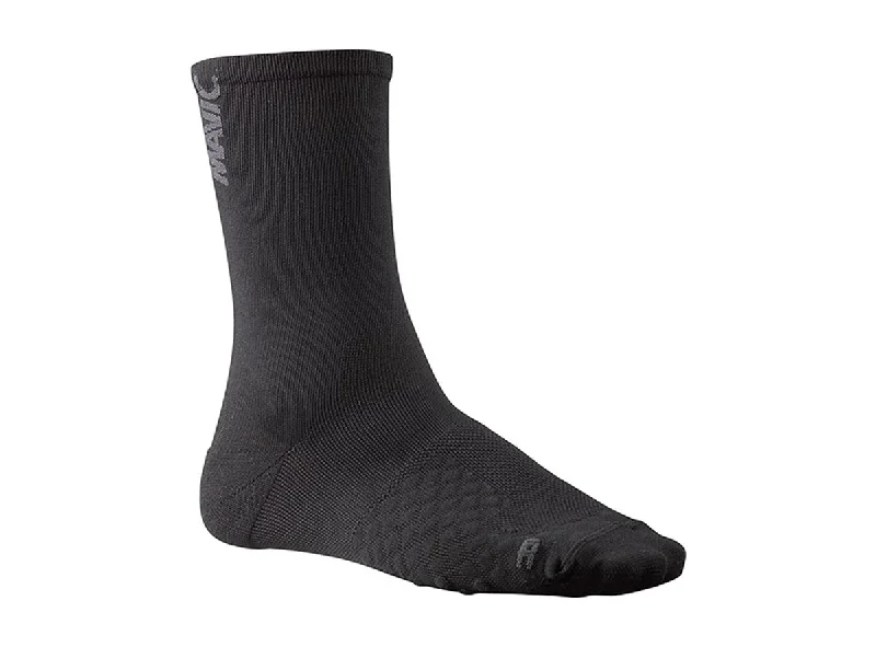 Cycling shine bands-Mavic Comete Sock - Black-Asphalt