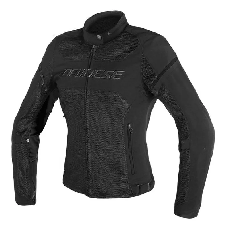 Cycling phone holder-DAINESE AIR FRAME D1 TEX LADY JACKET - BLACK