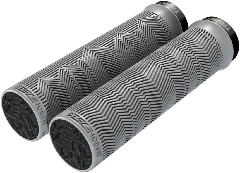 Road bike tubes-TruVativ Descendant Grips - Locking 133mm Gray