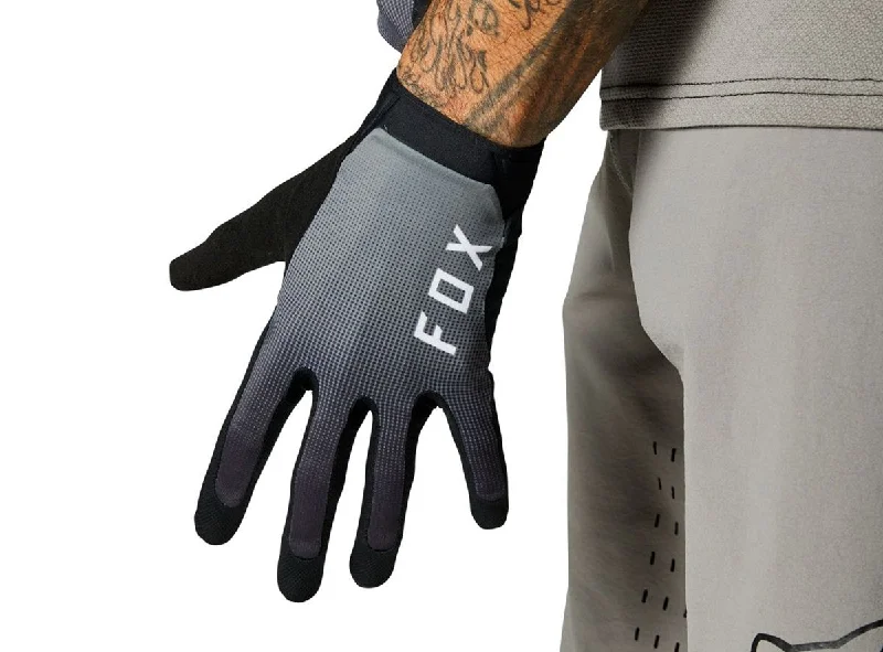 Mountain bike cassette-Fox Racing Flexair Ascent MTB Glove - Steel Gray