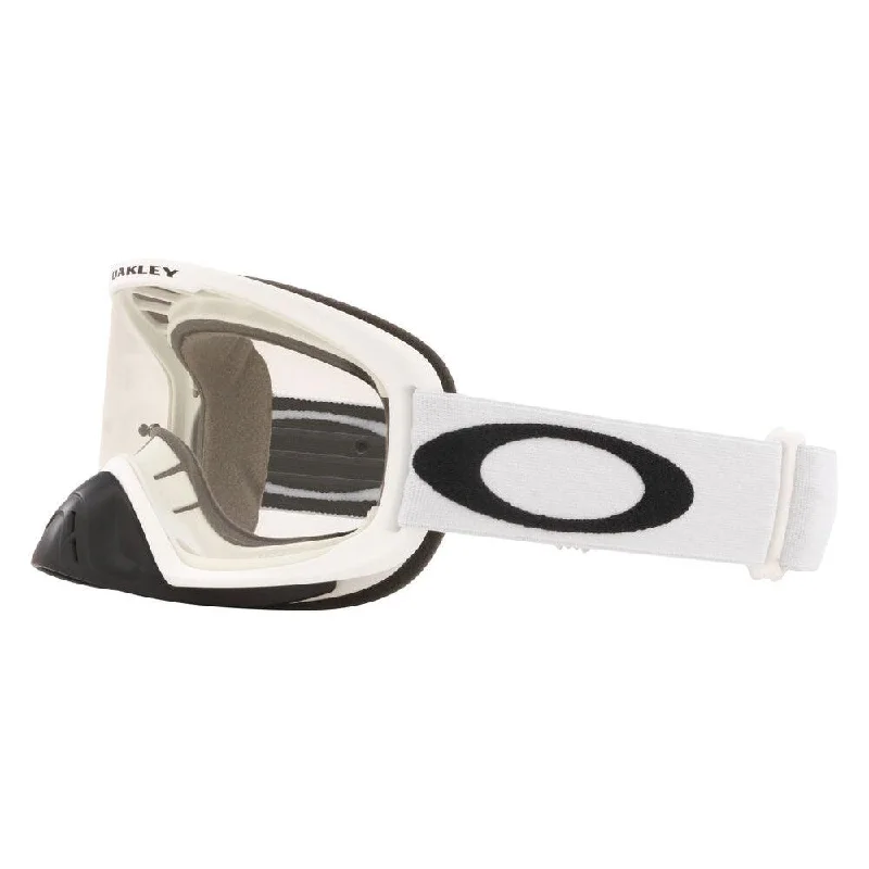 Bike chain shield-OAKLEY 0 FRAME 2.0 PRO MX GOGGLE - MATTE WHITE