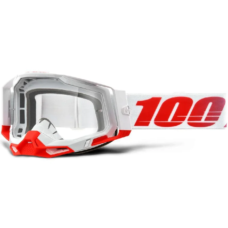 Road bike tubes-100% RACECRAFT 2 GOGGLE - ST-KITH (CLEAR)