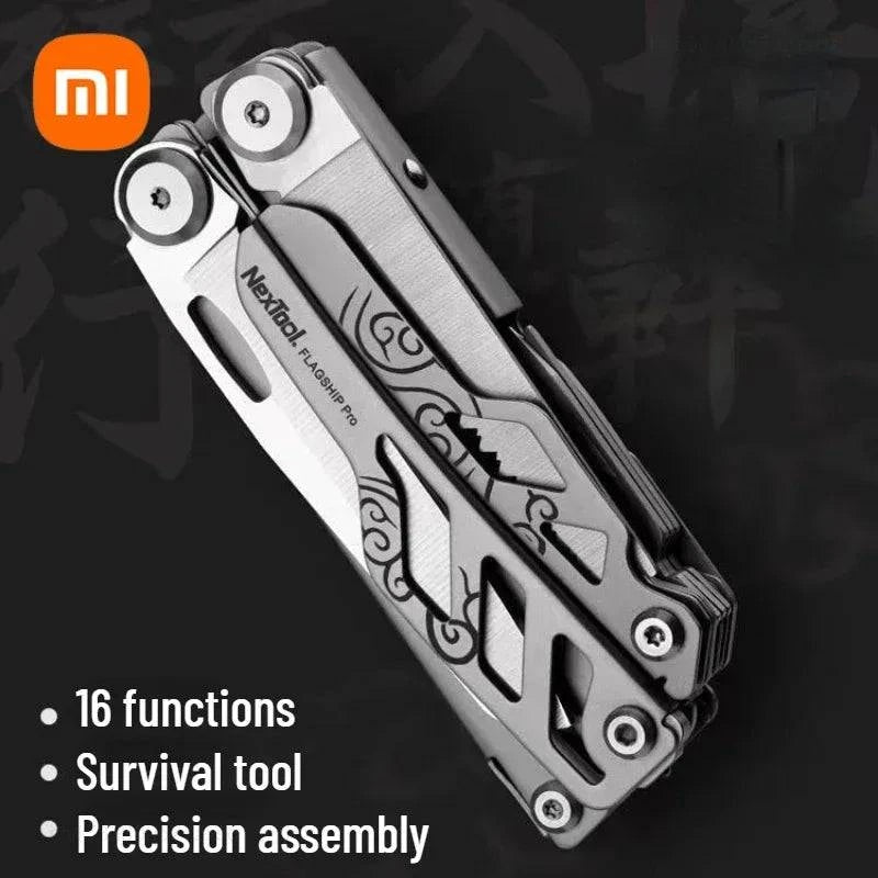 Bicycle brake rotor-Xiaomi NexTool Flagship Pro Special EDC Outdoor Hand Tool 16 IN 1 Multi-Tool Pliers Multi Tool Outdoor Folding Pliers EDC Knife