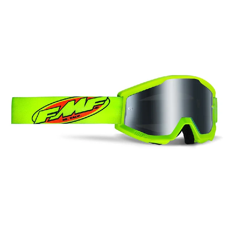 Bike seat lock-FMF POWERCORE SAND GOGGLE - CORE YELLOW (SMOKE)