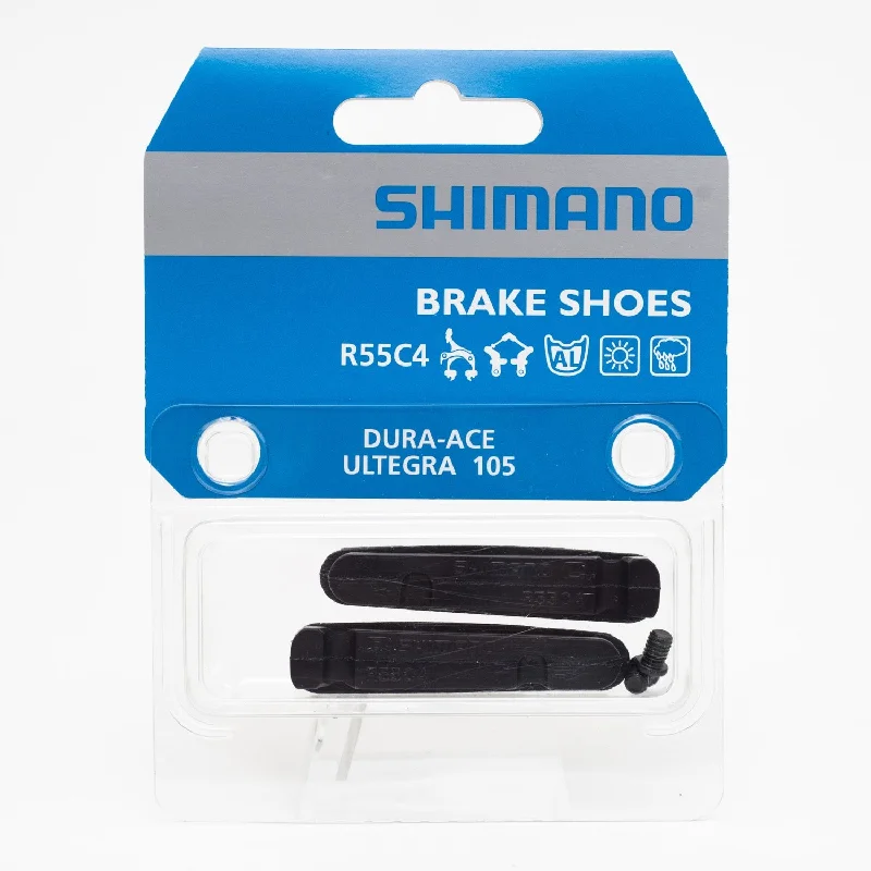 Bike seat riser-SHIMANO Brake Shoe / Screw Pair BR-9000 R55C4