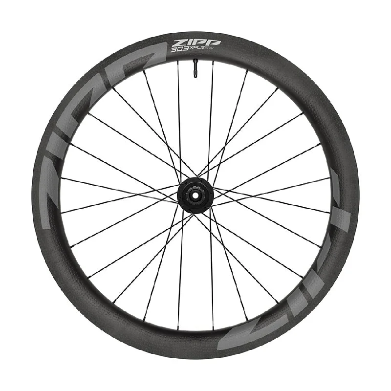 Road bike shifters-Zipp 303 XPLR SW Rear Wheel - 700 12 x 142mm Center-Lock Carbon BLK HG11 Road 24H A1