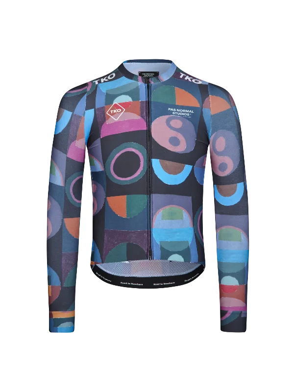 Road bike seatbag-T.K.O. Mechanism Long Sleeve Jersey - Multi