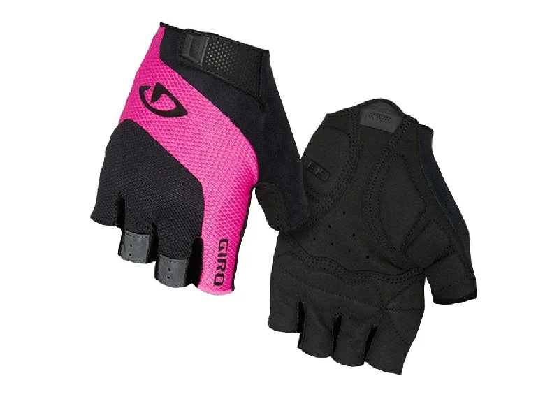 Cycling warm socks-Giro Tessa Gel Road Cycling Glove - Womens - Black-Pink - 2023