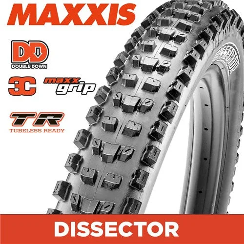 Bicycle grip tape-MAXXIS Dissector - 29x2.40" WT Folding 120TPIx2 DD 3C MaxxGrip TR