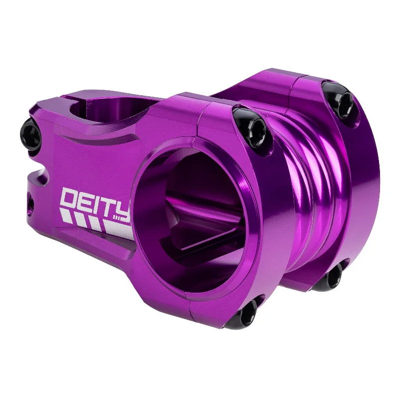 Bike seat guard-Deity Copperhead 42mm 35 Stem Purple